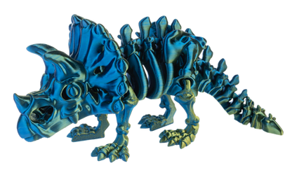 Shimmer Triceratops 10.5" - Blue