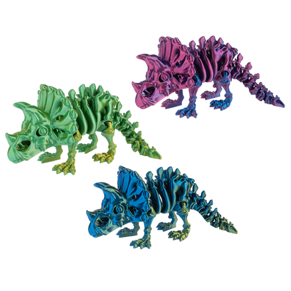 Shimmer Triceratops 10.5" - Blue