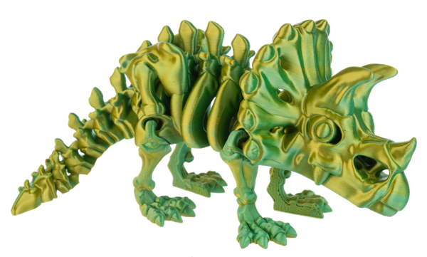 Shimmer Triceratops 10.5" - Green
