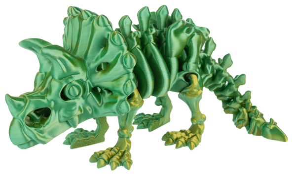 Shimmer Triceratops 10.5" - Green