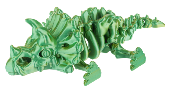 Shimmer Triceratops 10.5" - Green