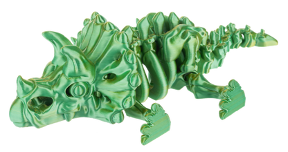 Shimmer Triceratops 10.5" - Green