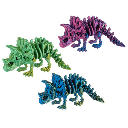Shimmer Triceratops 10.5" - Green