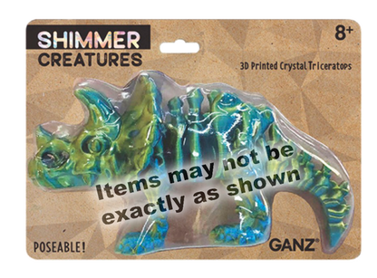 Shimmer Triceratops 10.5" - Green