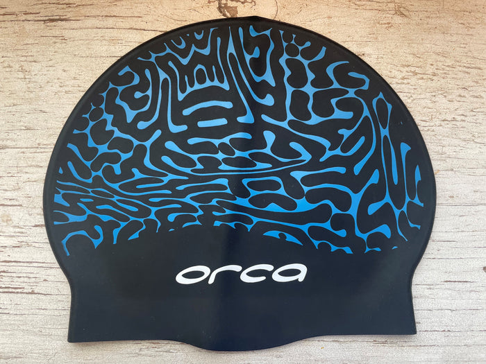 Silicone Swim Cap - With Mantra Print