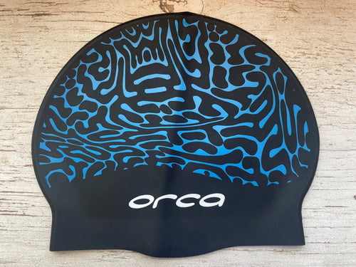 Silicone Swim Cap - With Mantra Print