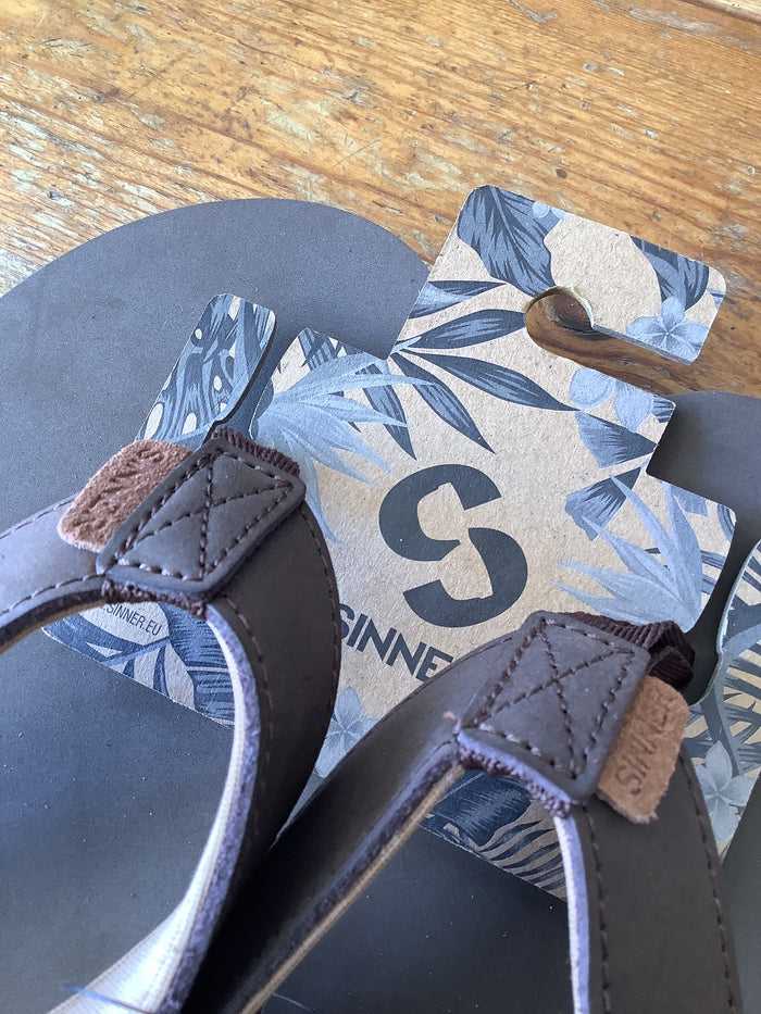 Sinner Mens Roko Brown Sandals
