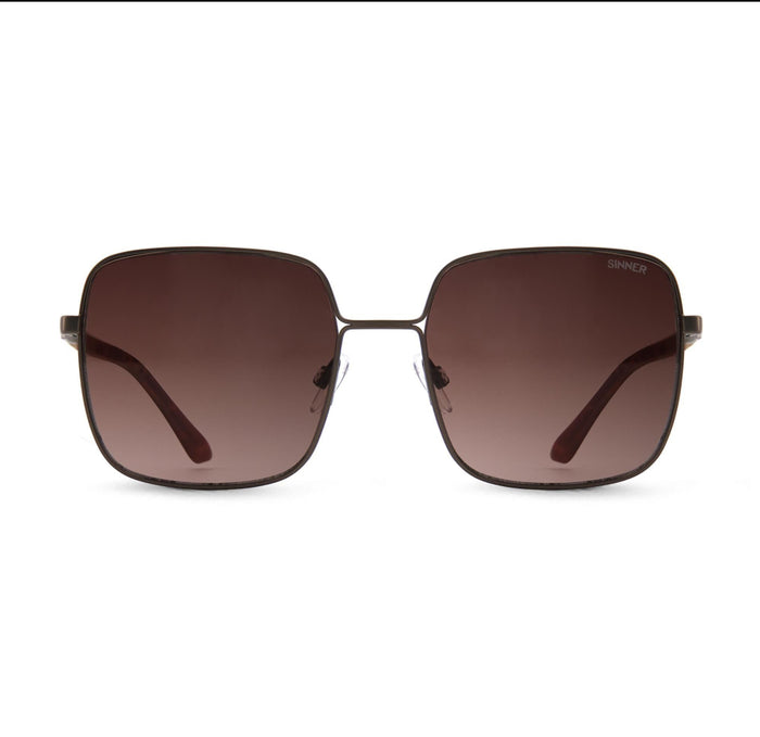 Sinner Sunglasses - MADIKI - MATTE BROWN METAL