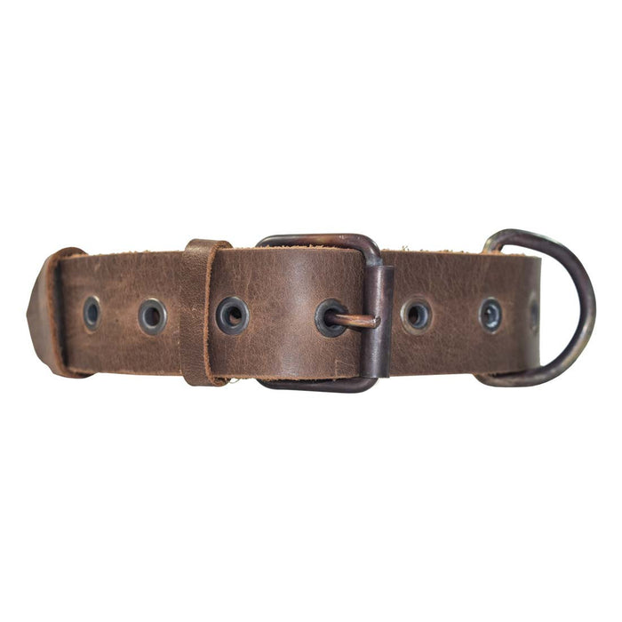 Thick Leather Dog Collar - Stockyard X 'The Leather Store'