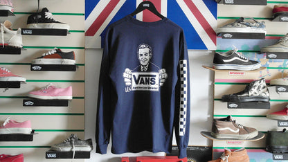 tosotp (un)authorized dealer l-s t-shirt > navy blue ~ S, M, L, XL