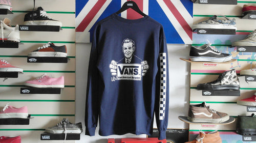 tosotp (un)authorized dealer l-s t-shirt > navy blue ~ S, M, L, XL