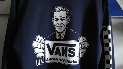tosotp (un)authorized dealer l-s t-shirt > navy blue ~ S, M, L, XL