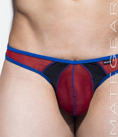 Ultra Swim Pouch Thong - Yon Min (Mesh Xpression Series) - MATEGEAR - Sexy Men's Swimwear, Underwear, Sportswear and Loungewear