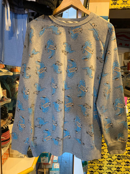 vans vanosaur sweatshirt ~ XL