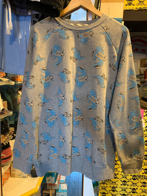 vans vanosaur sweatshirt ~ XL