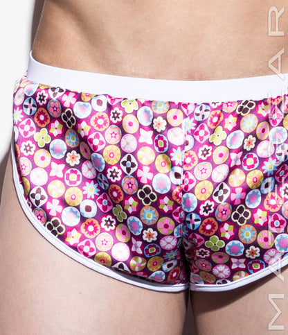 Multicolor Print Satin Kil Jung / One Size (30" to 34")