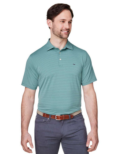 Vineyard Vines Men's Bradley Stripe Sankaty Polo. G012426