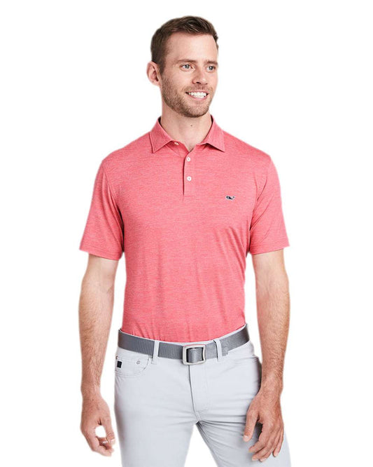 Vineyard Vines Men's Destin Stripe Sankaty Polo. G011146