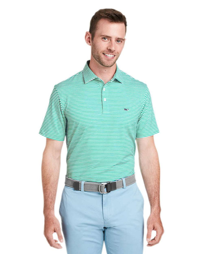Vineyard Vines Men's Heathered Winstead Sankaty Polo. G011145