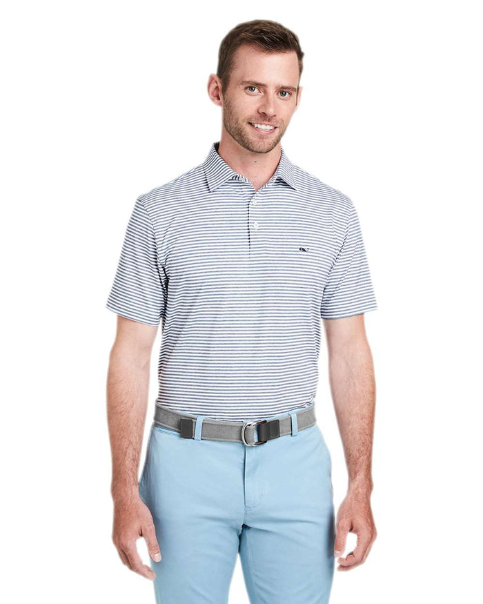 Vineyard Vines Men's Heathered Winstead Sankaty Polo. G011145