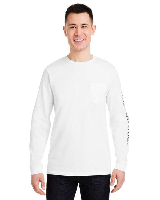 Vineyard Vines Unisex Long Sleeve Pocket T-Shirt. V021214