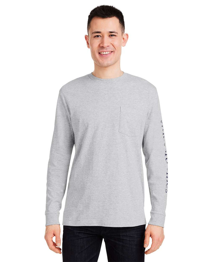 Vineyard Vines Unisex Long Sleeve Pocket T-Shirt. V021214