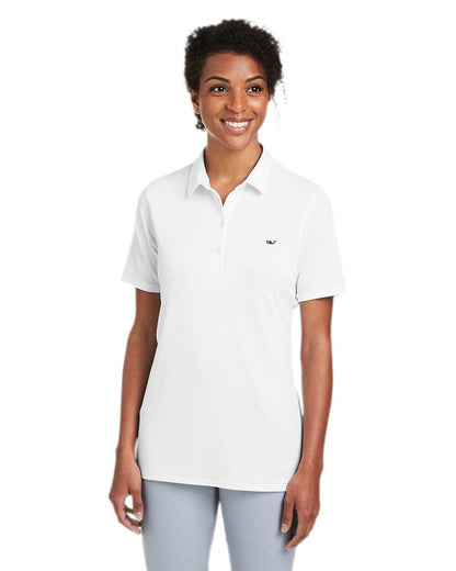 Vineyard Vines Women's Edgartown Pique Polo. G01189