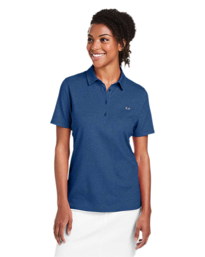 Vineyard Vines Women's Edgartown Pique Polo. G01189