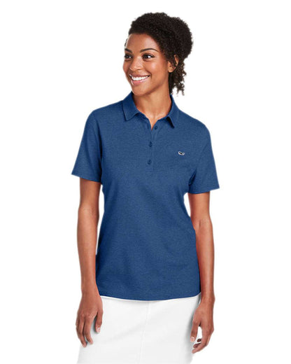 Vineyard Vines Women's Edgartown Pique Polo. G01189