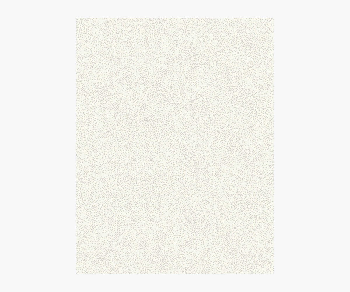 Champagne Dots Wallpaper Sample - Linen & White