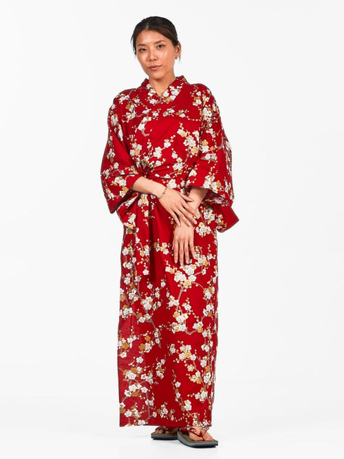 Women’s Yukata Kimono - Shiraume