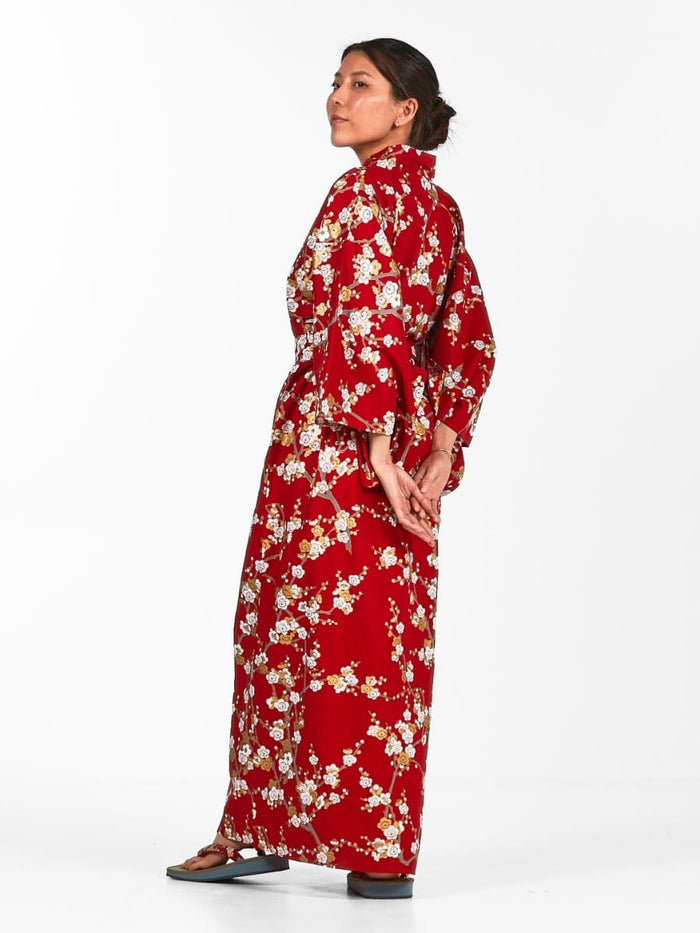 Women’s Yukata Kimono - Shiraume