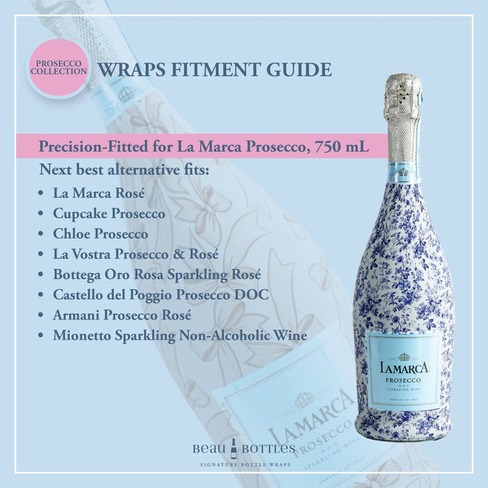 Wrap Grandmillienial Floral Medallion - Prosecco Collection