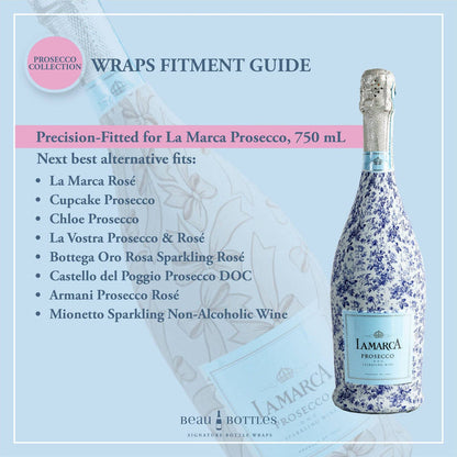 Wrap Grandmillienial Floral Medallion - Prosecco Collection