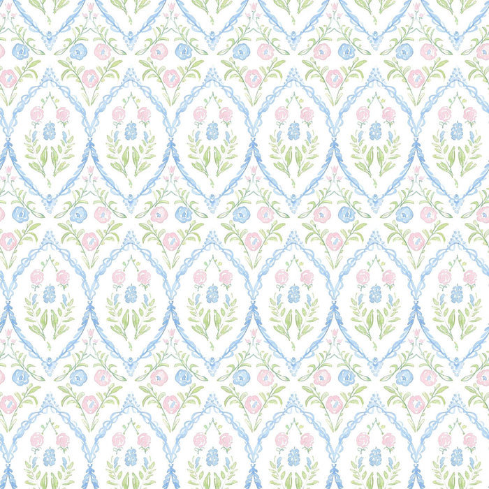 Wrap Grandmillienial Floral Medallion - Prosecco Collection