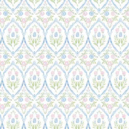 Wrap Grandmillienial Floral Medallion - Prosecco Collection