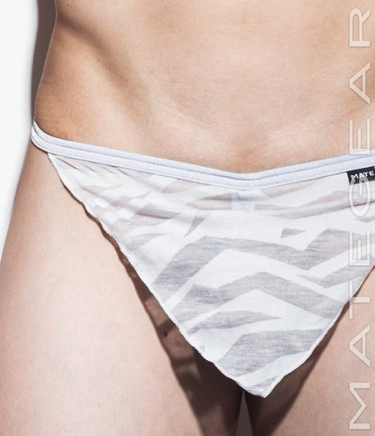 White ZigZag Muk Jin / Small