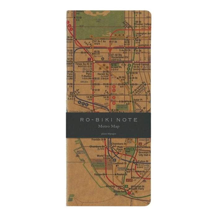 Yamamoto Ro-Biki Notebook – Metro Map