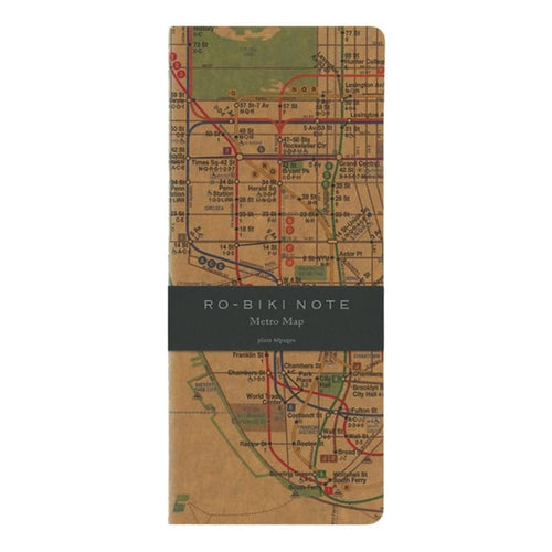 Yamamoto Ro-Biki Notebook – Metro Map