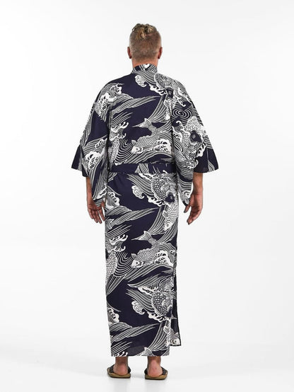 Yukata Kimono Men - Koi Fish