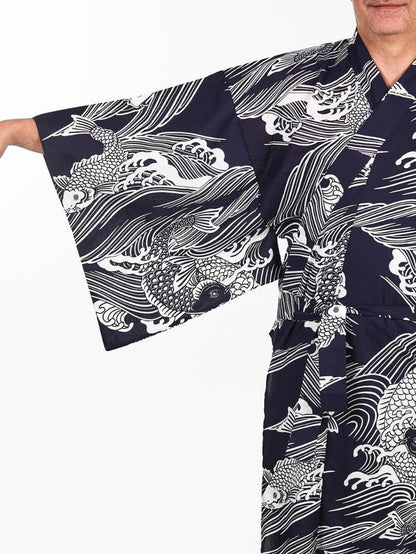 Yukata Kimono Men - Koi Fish